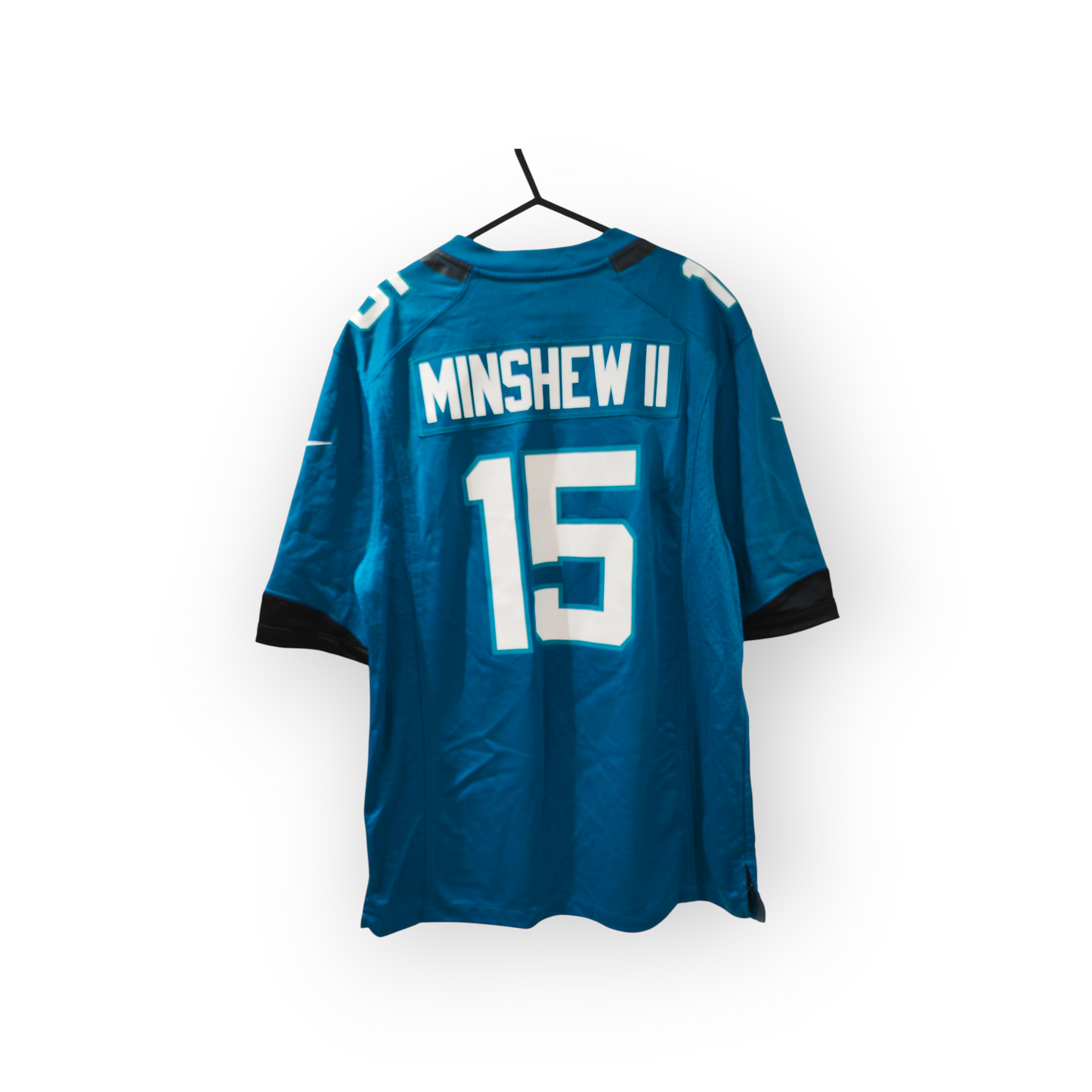 Nike Jacksonville Jaguars NFL Jersey, #15 Minshew III, Turquoise, Size Medium