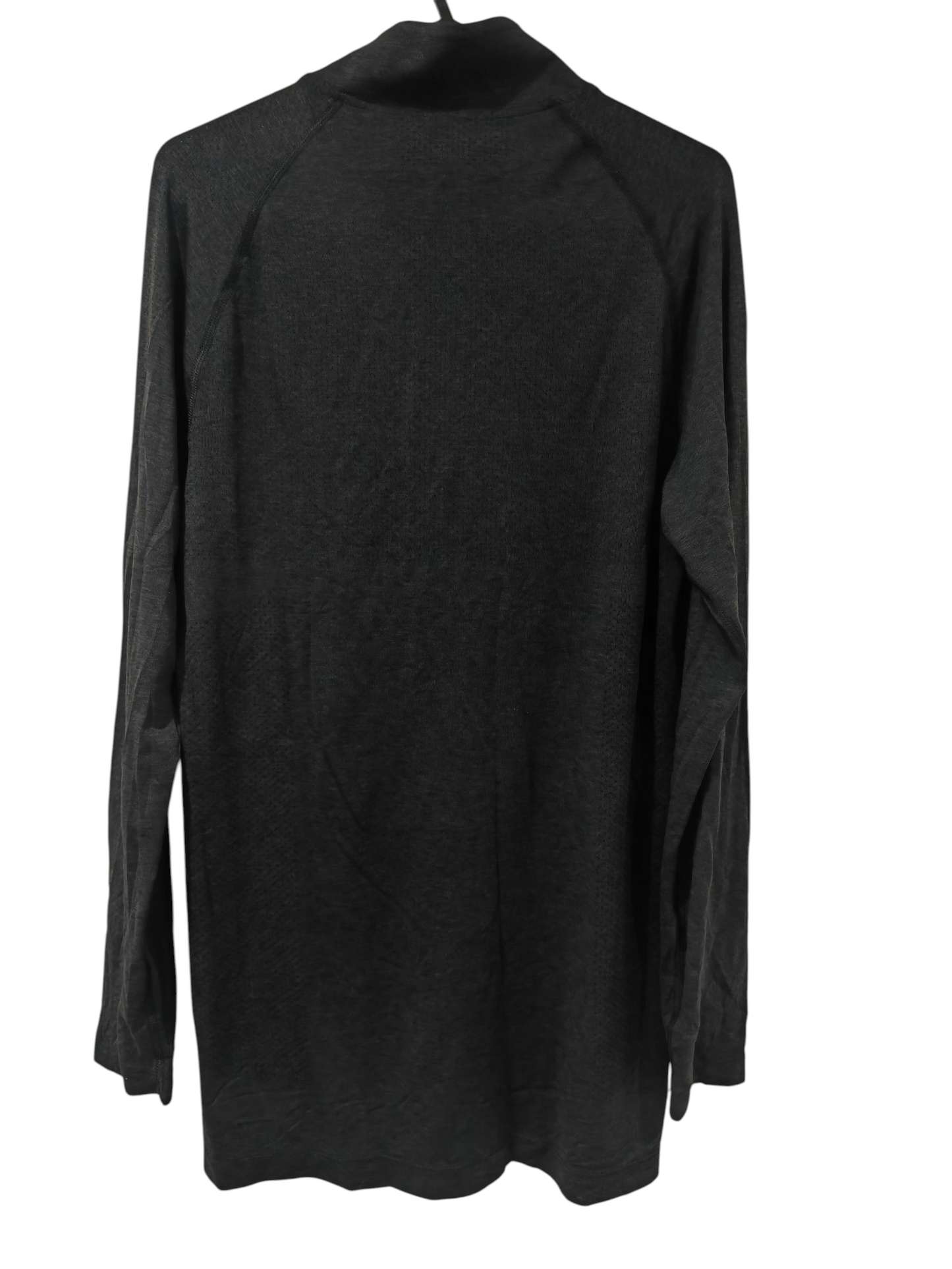 Gym Shark 1/4 Zip Long Sleeve Training Top, Black, Size Small