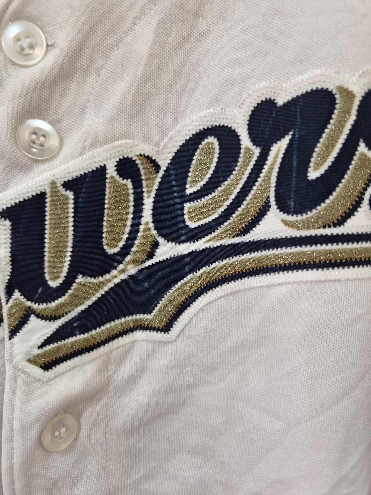 Women's Milwaukee Brewers MLB Baseball Jersey, White, Size 3XL/4XL