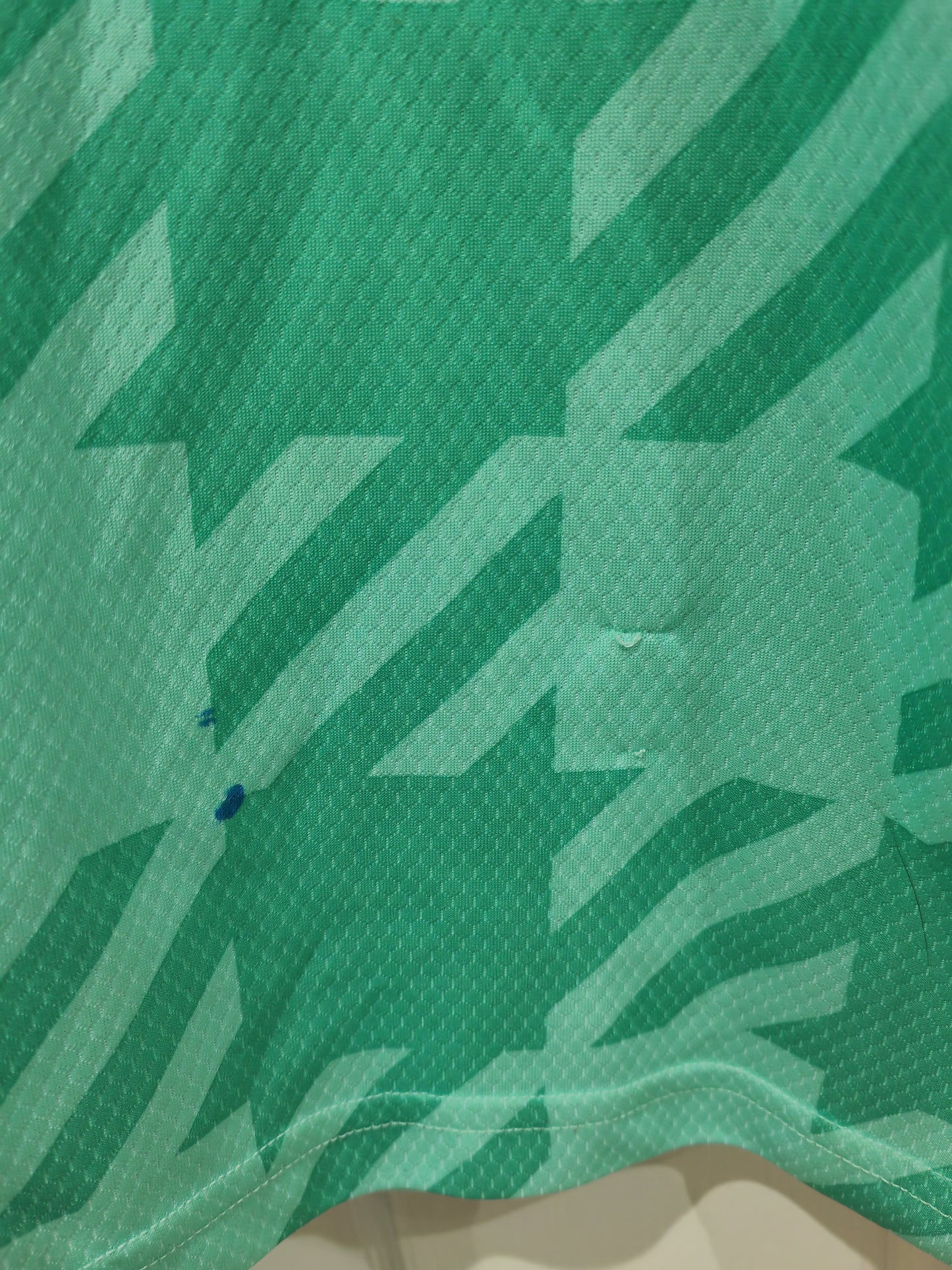 Adidas Leicester City FC 2021/22 Away Shirt With Europa League Patch, Green, Small