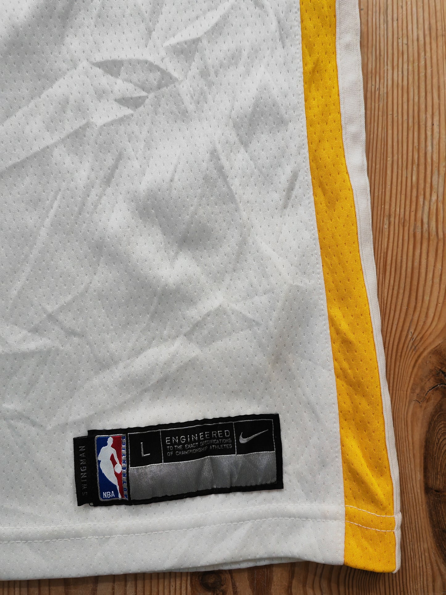 Youth Nike Golden State Warriors Blank NBA Jersey, Print Removed, White, Size YL