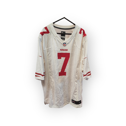 Nike San Francisco 49ers NFL Jersey, #7 Kaepernick, White, Size XL