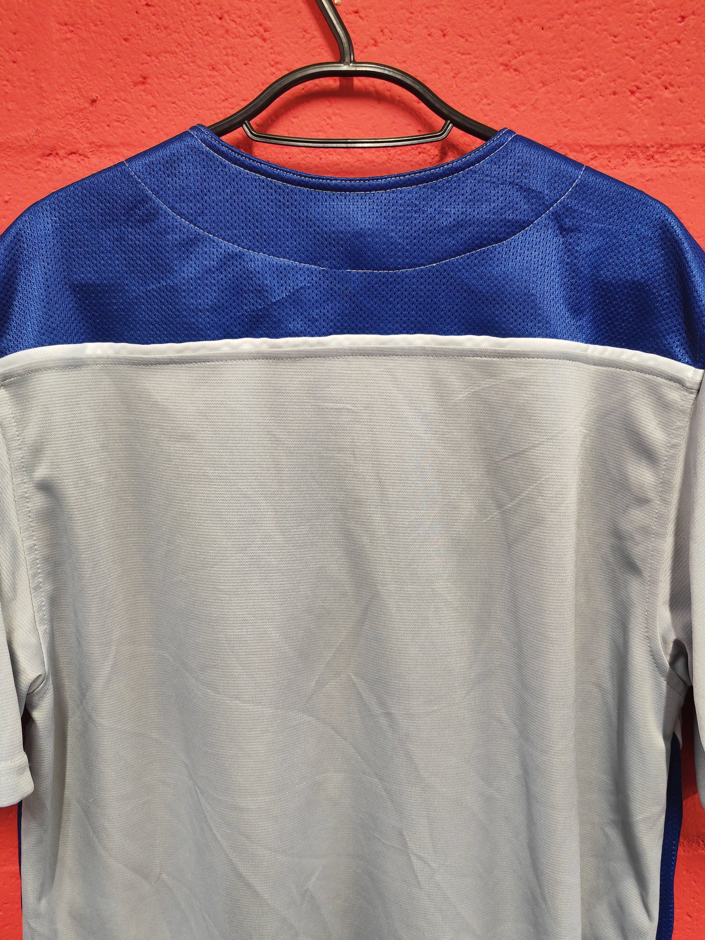 MLB Dynasty Series Kansas City Royals Jersey, Grey/Blue, Size Large