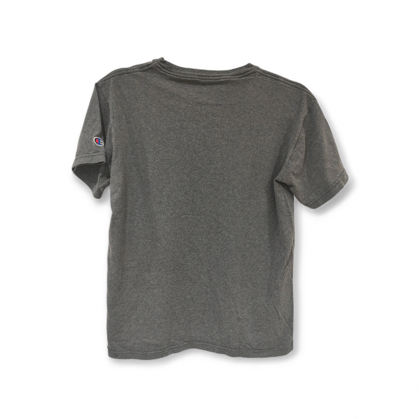 Champion Campbell Fighting Camels NCAA Shirt Sleeve T Shirt, Grey, Size Small
