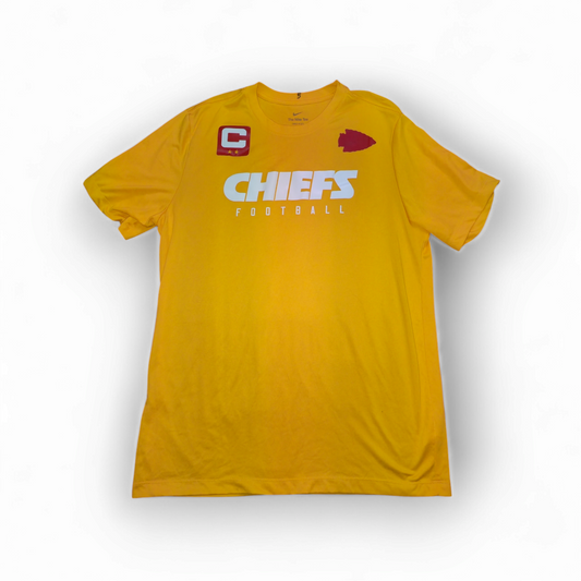 Nike Kansas City Chiefs Tommy Townsend Player Issue, Worn Training T Shirt, Large