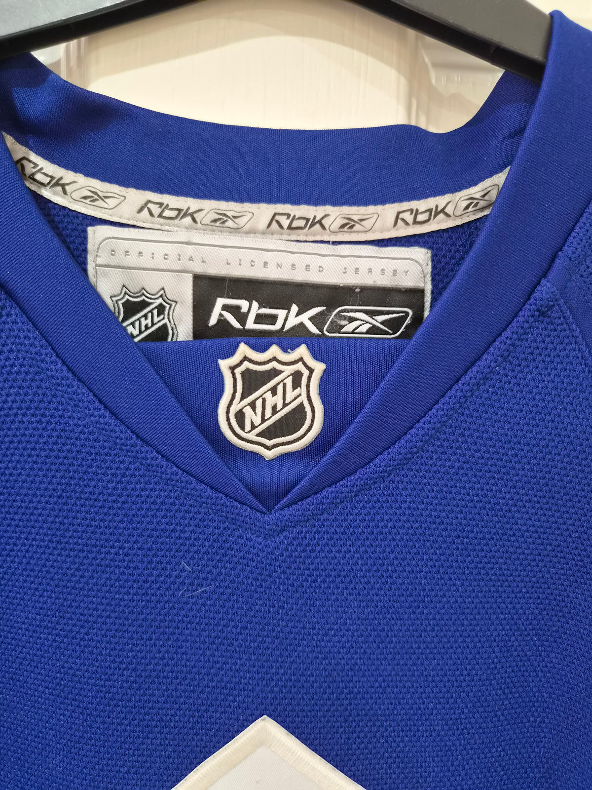 Reebok Toronto Maple Leafs NHL Ice Hockey Jersey, #3 Phaneuf, Blue, Size Large