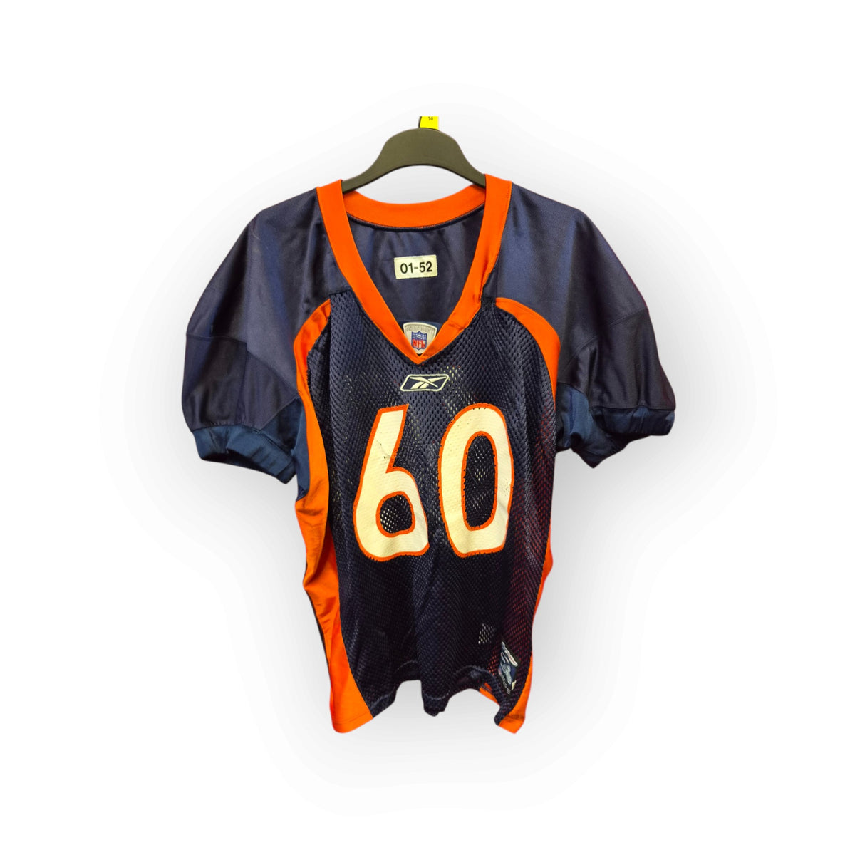 2001 Denver Broncos Reebok Practice Jersey Team Issued NFL Player Spec 60 52