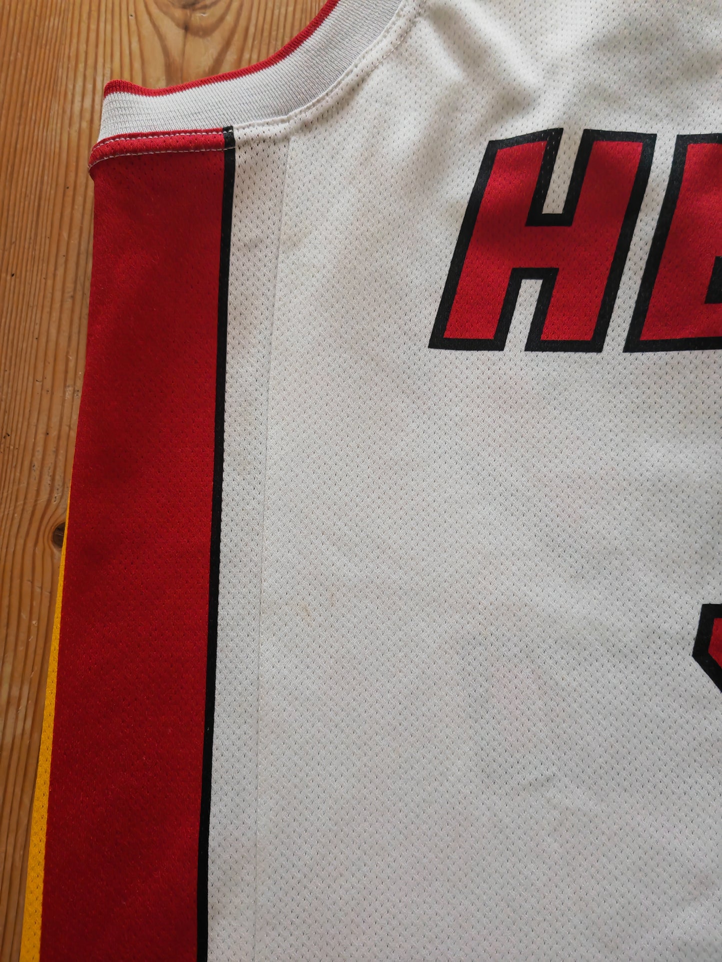 Champion Miami Heat NBA Jersey, #32 O'Neal, White, Size Small