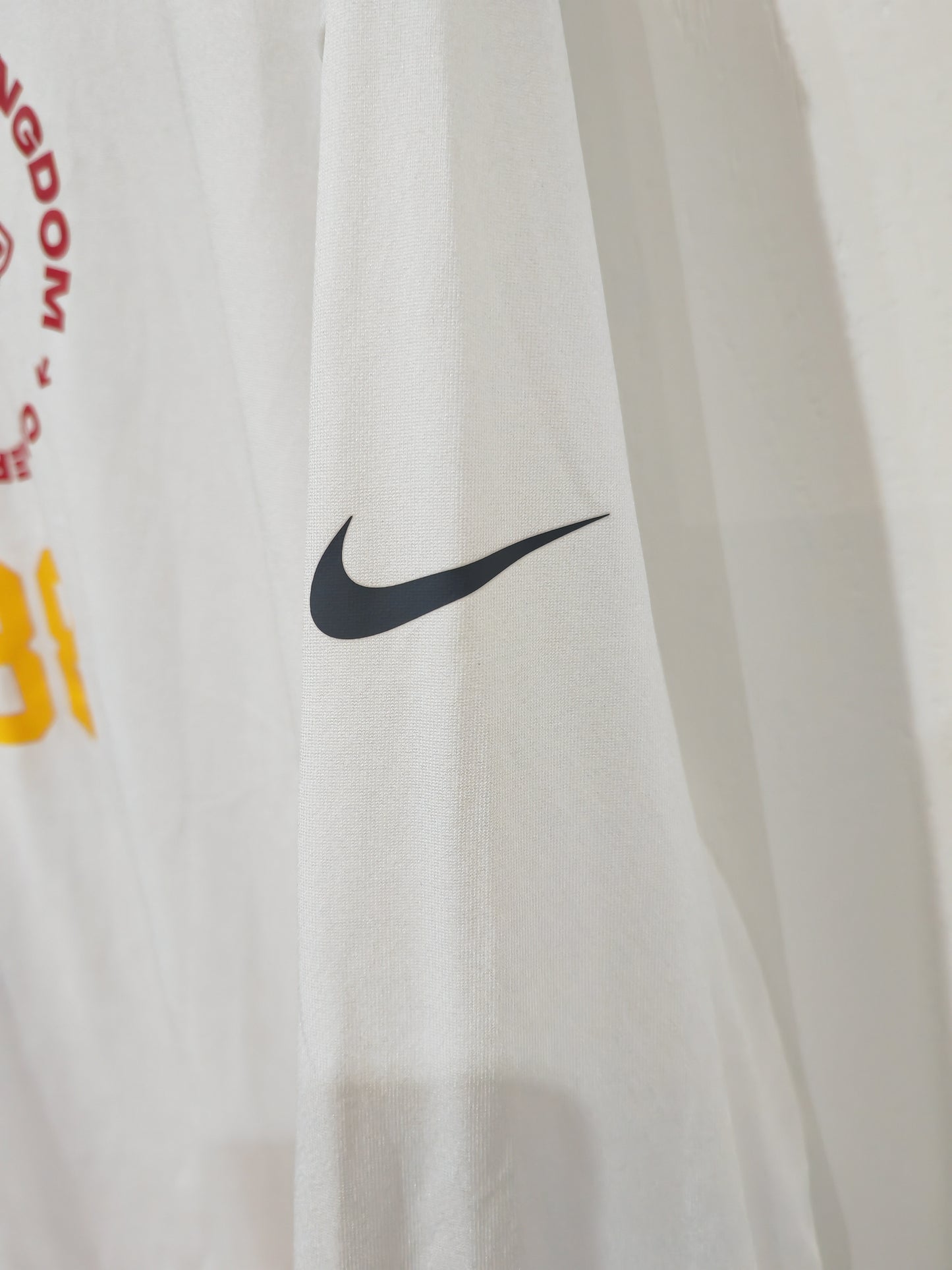 Nike Kansas City Chiefs #88 Jody Fortson Issue/Worn Warm Up Shirt, White, XL