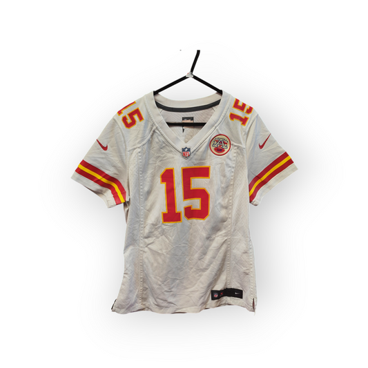 Women's Nike Kansas City Chiefs NFL Jersey, #15 Mahomes, White, Size Medium