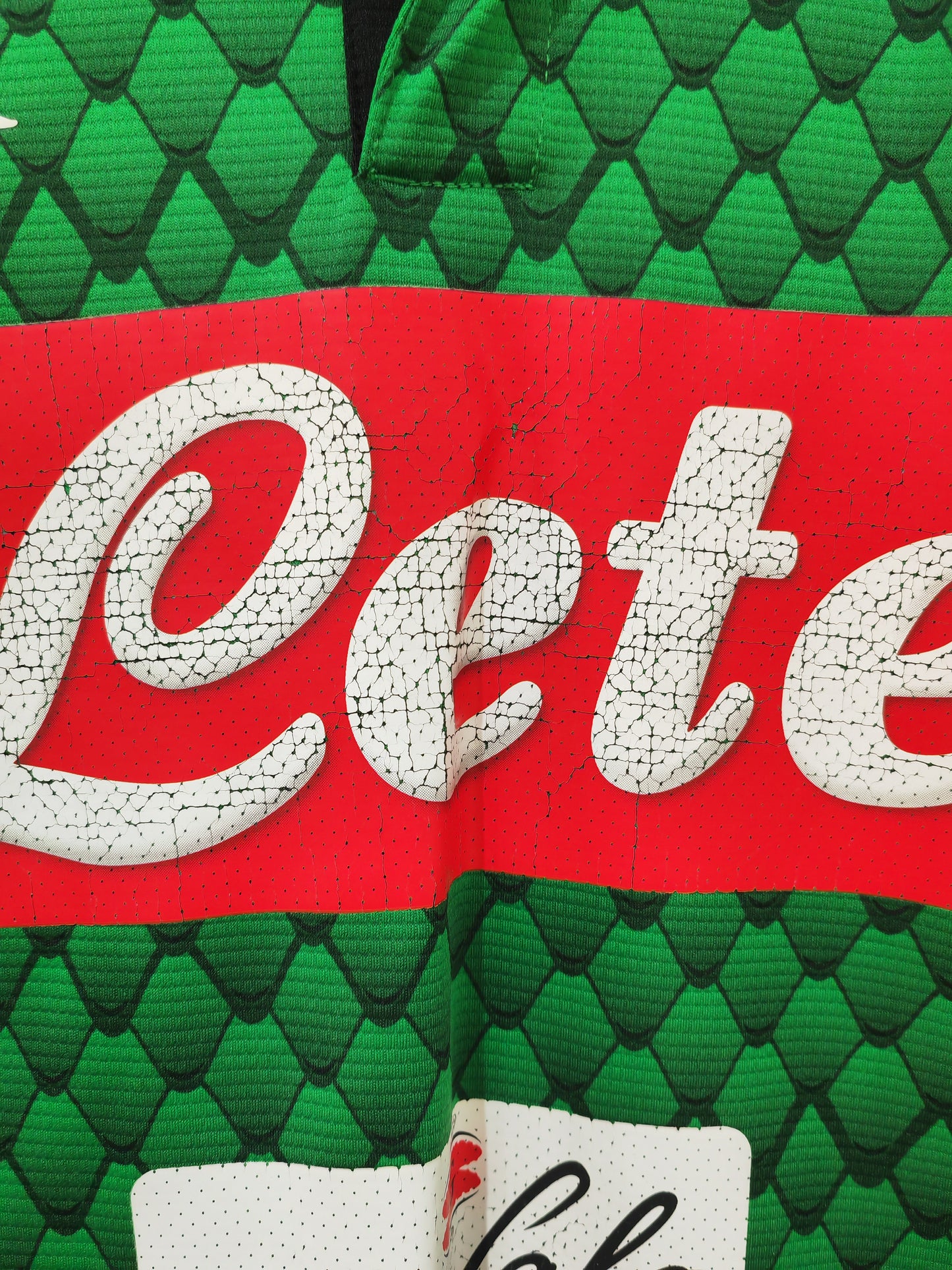 Kappa Napoli Short Sleeve Goalkeeper Shirt, Green, Size Large