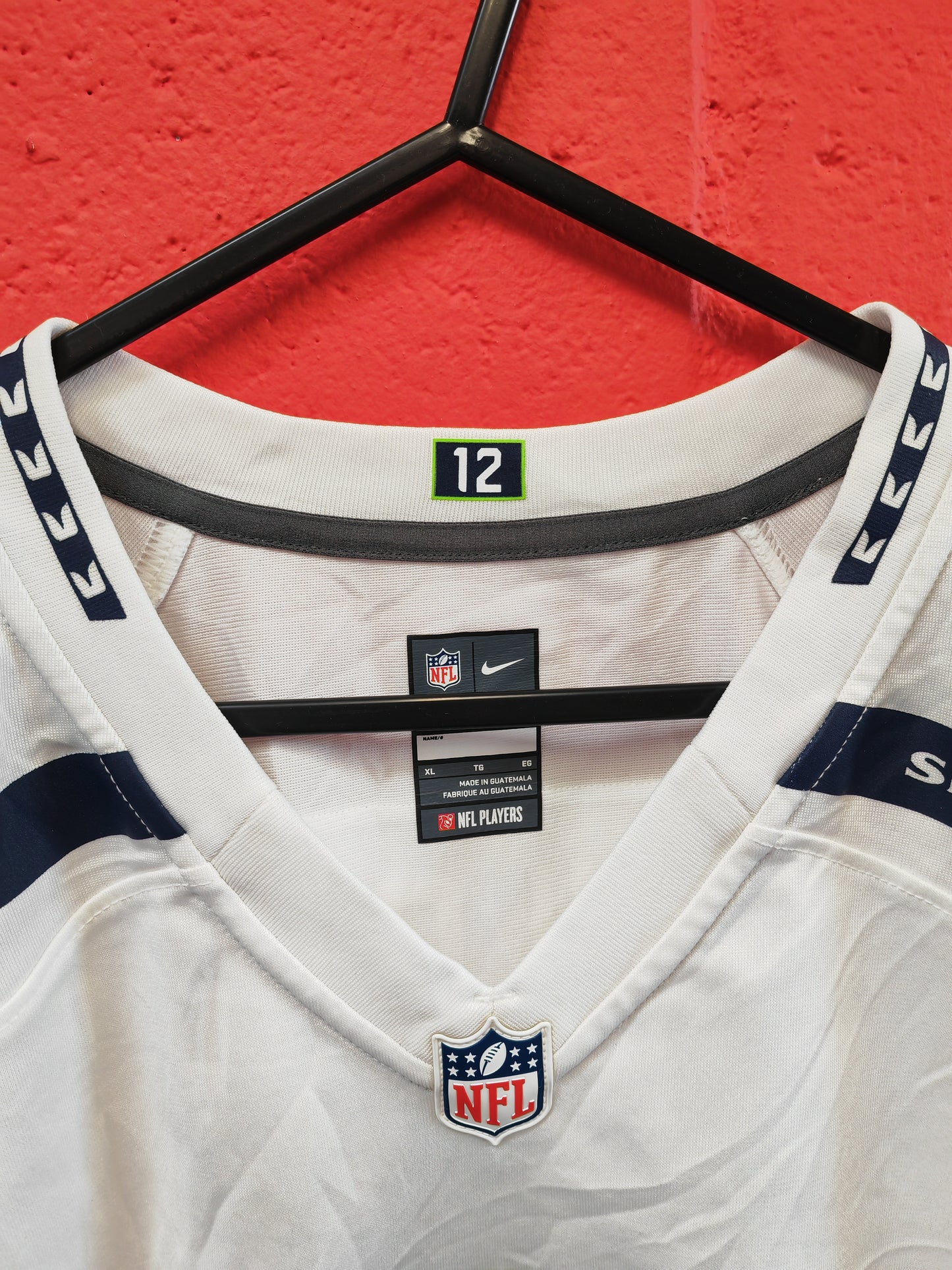 Women's Nike Seattle Seahawks NFL Jersey, #3 Wilson, White, Size XL