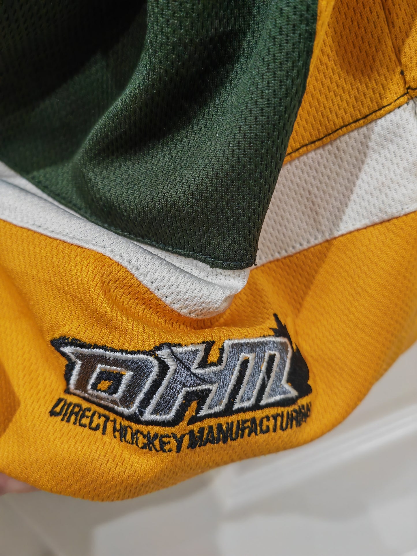 DHM Glengarry Highlanders Jr Girls League Ice Hockey Jersey, #2, Green, L/XL