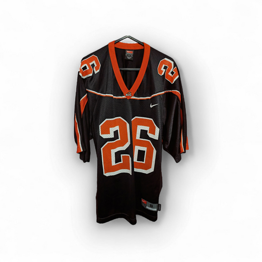 Nike Oregon State Beavers NCAA Football Jersey, #26, Black, Size Small