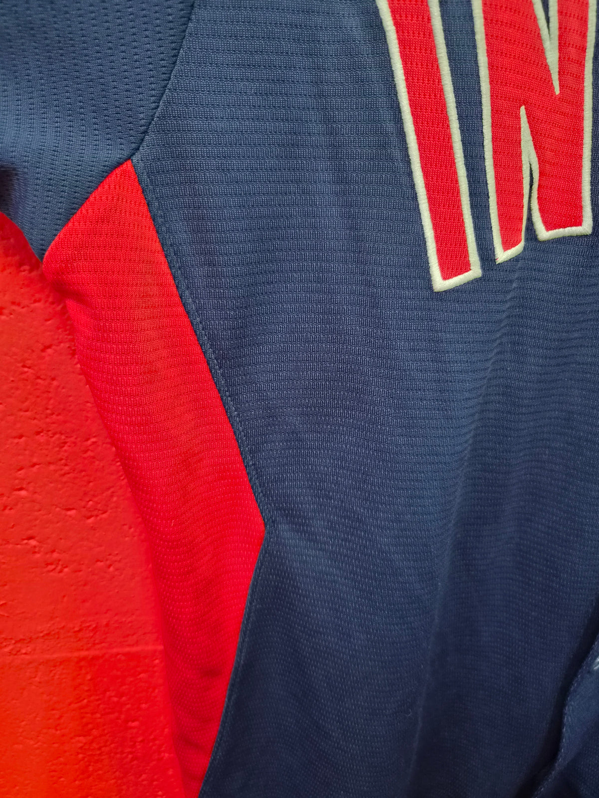 Majestic Cleveland Indians/Guardians MLB Baseball Jersey, #17 Choo, Navy, Size Large