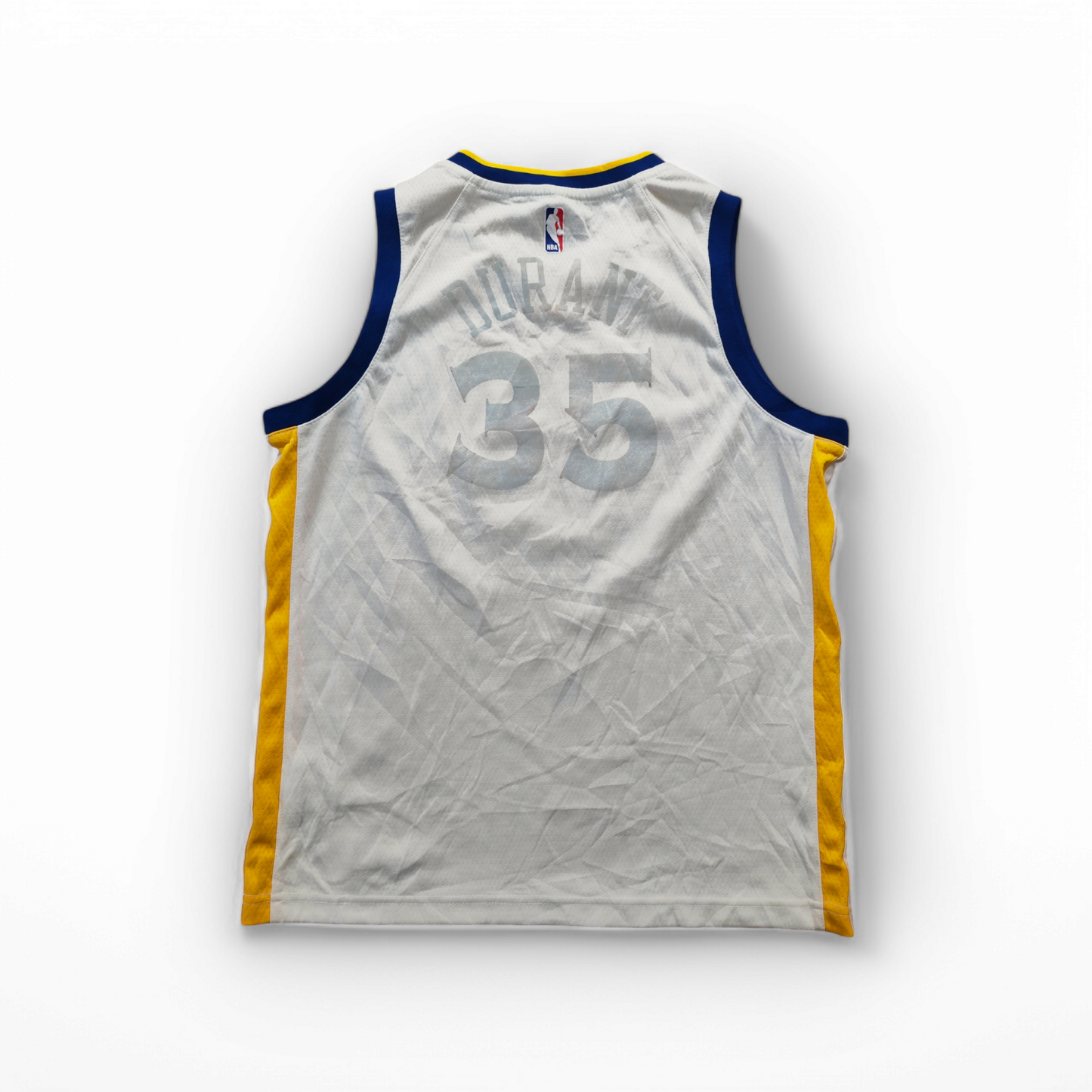 Youth Nike Golden State Warriors Blank NBA Jersey, Print Removed, White, Size YL