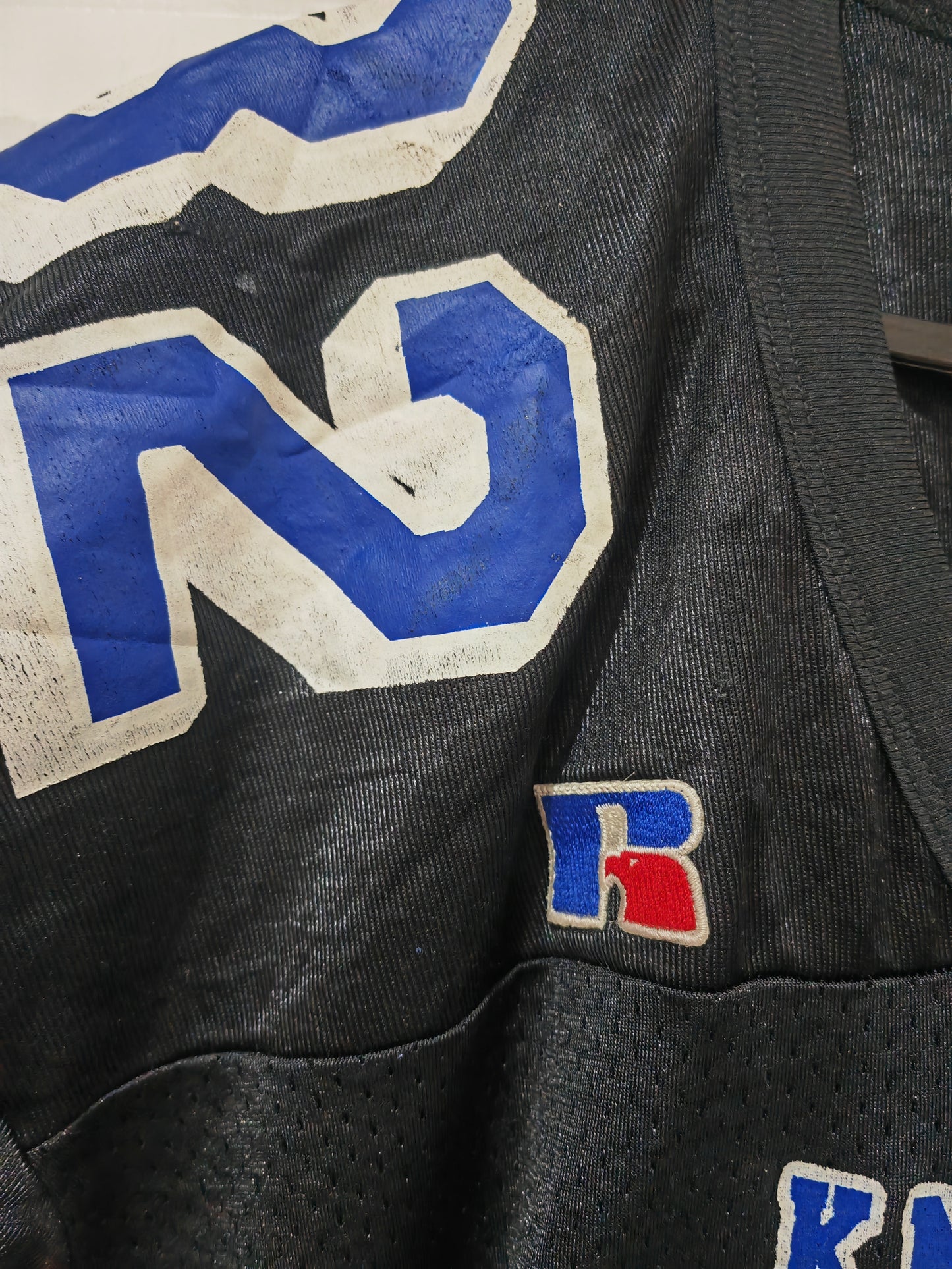 Russell Athletic 'Knights' American Football Training Jersey, #32, Black, Size Large