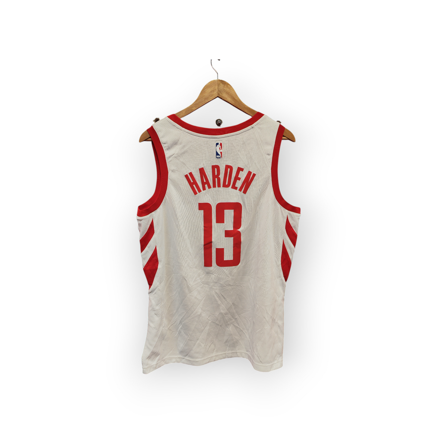 Nike Houston Rockets NBA Jersey, #13 Harden, White, Size Large