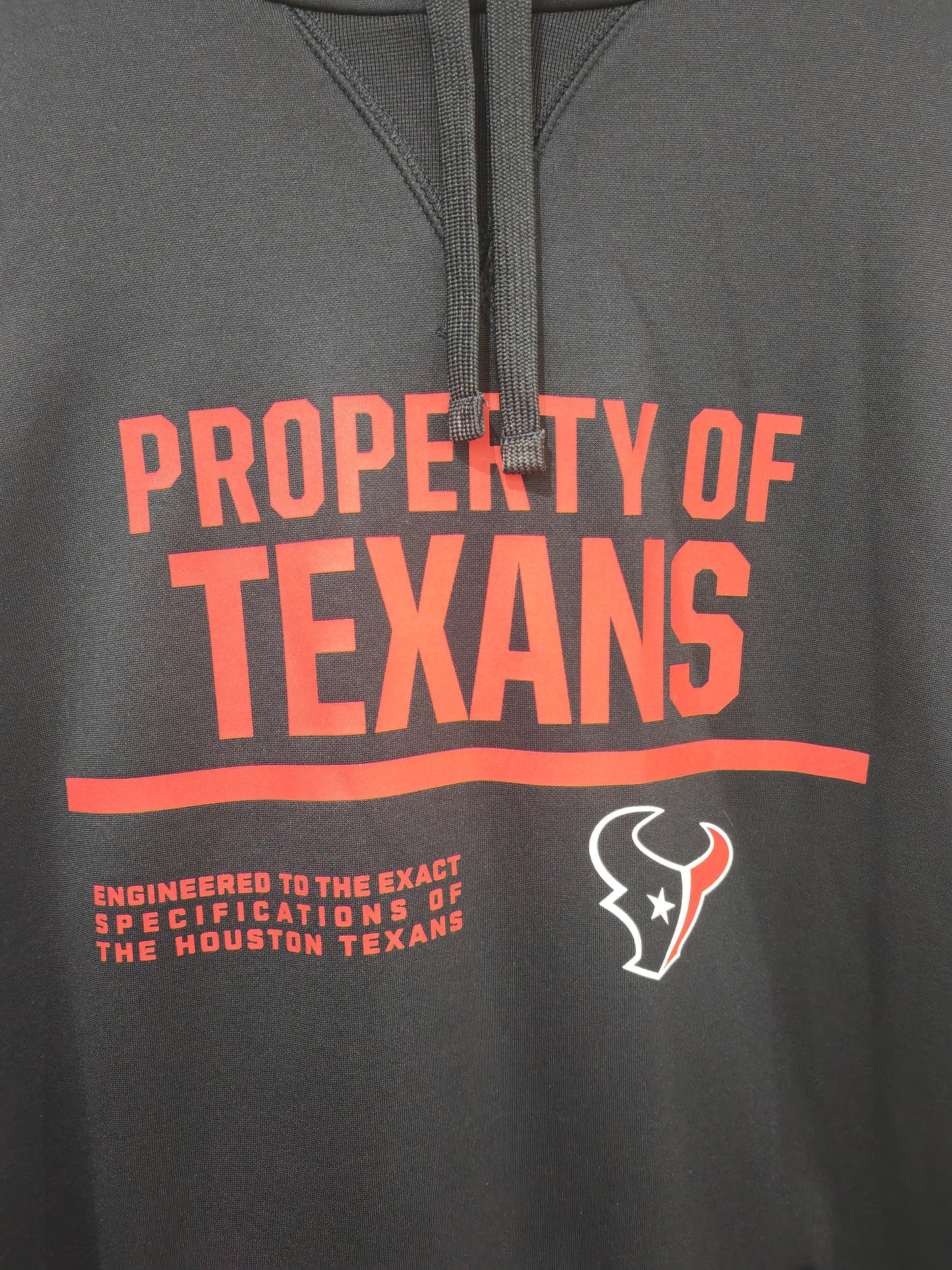 Nike Houston Texans NFL Pullover Hoodie, Navy Blue, Size Large
