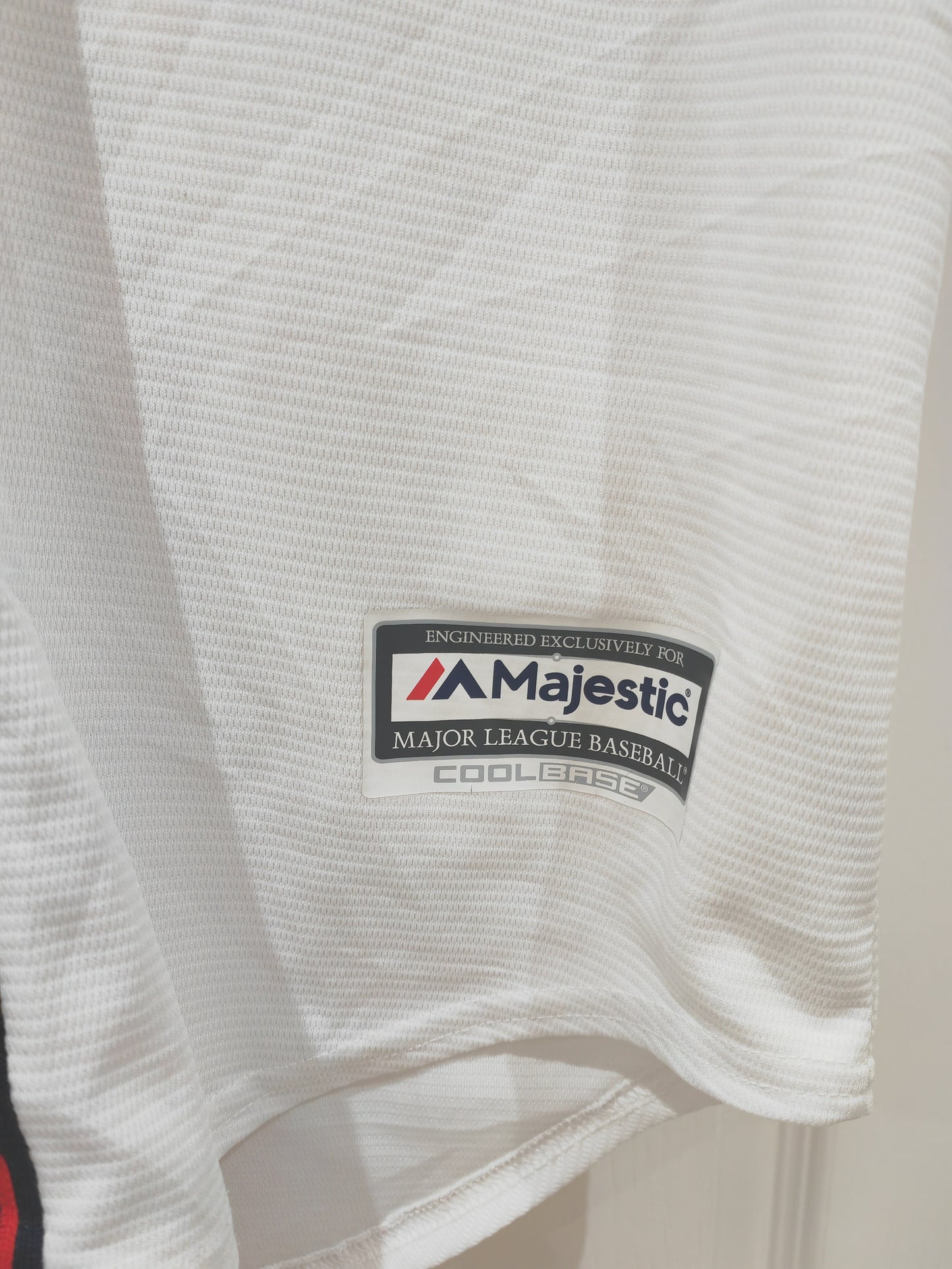 Majestic Atlanta Braves MLB Baseball Jersey, #5 Freeman, White, Size Large