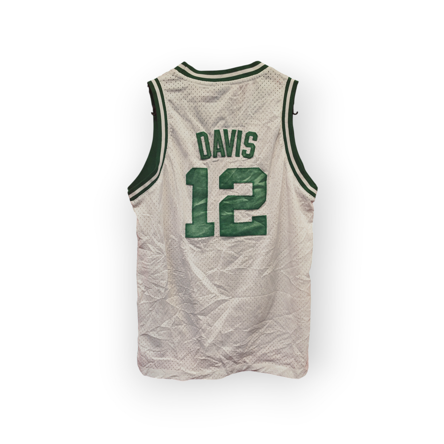 Youth Reebok Boston Celtics NBA Jersey, #12 Davis, White, Size YL +2 Length