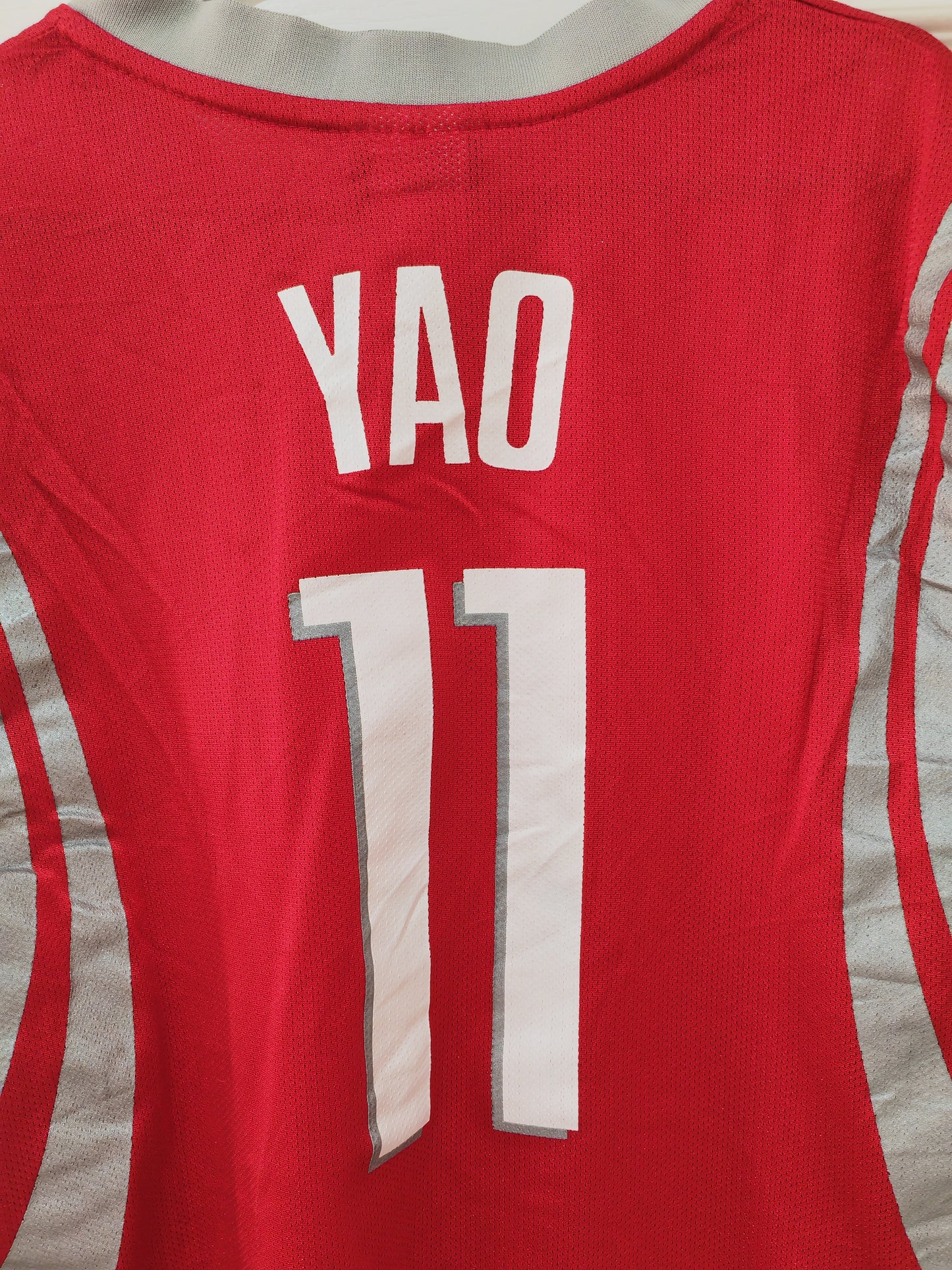 Reebok Houston Rockets NBA Jersey, #11 Yao, Red, Size Medium
