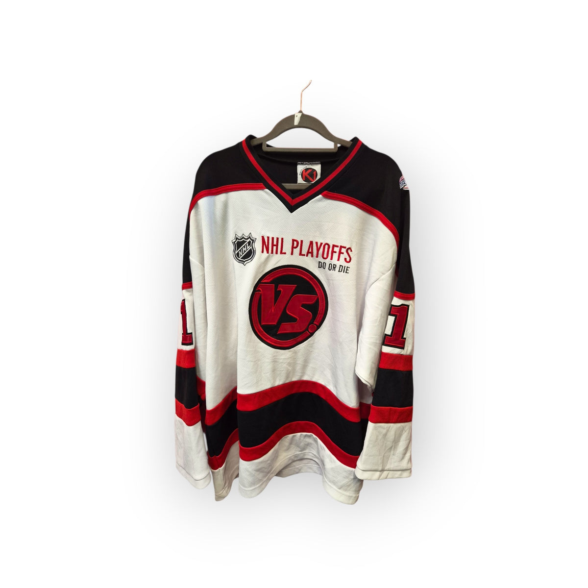 K1 Sportswear VS 2007 Stanley Cup Finals Ice Hockey Jersey, #1 Puckett, Size Large