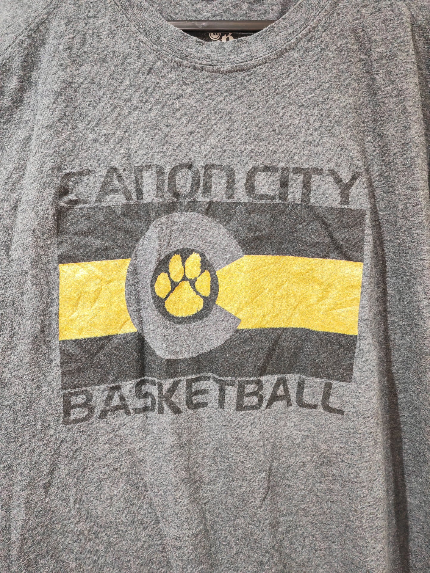Badger Sport Canon City Bearcats High School T Shirt, Grey, Size XL
