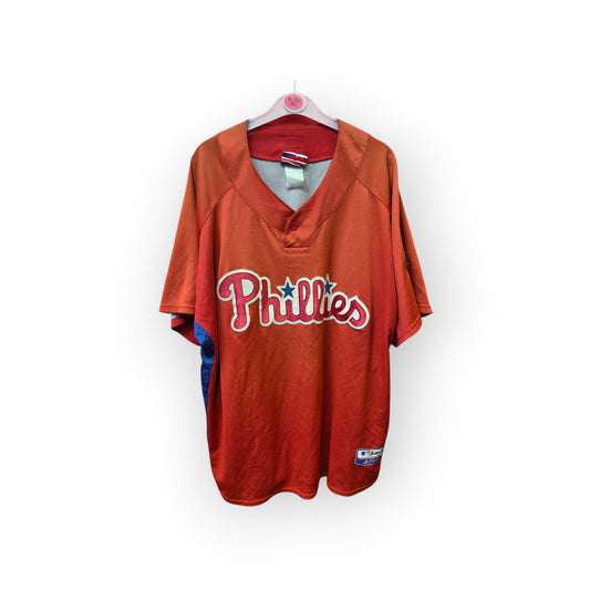 Majestic Philadelphia Philles MLB Jersey W/ 2008 World Series Patch, Size XXL