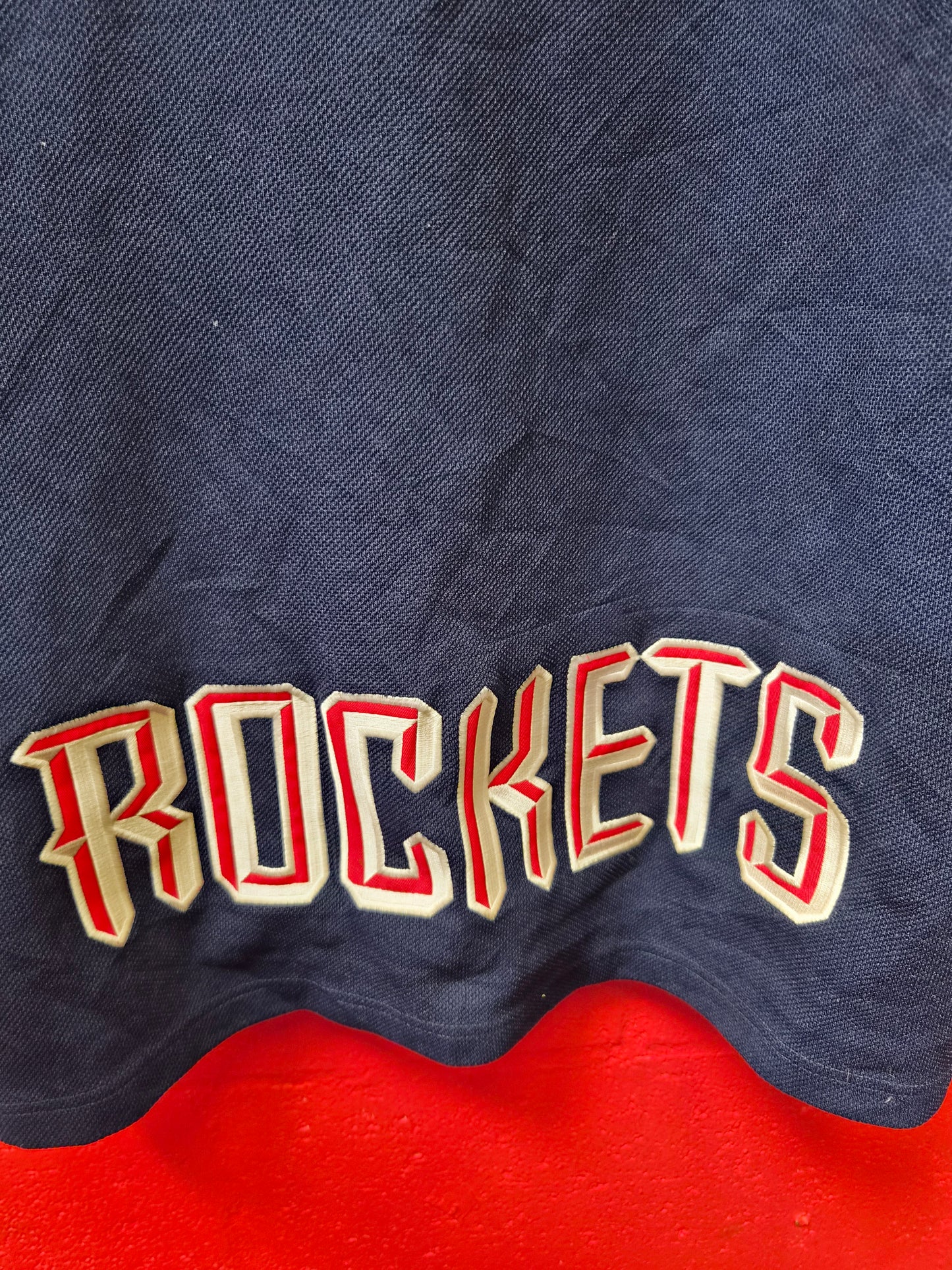 Starter Houston Rockets NBA Short Sleeve 1/4 Zip Sideline Jersey, Size XXL