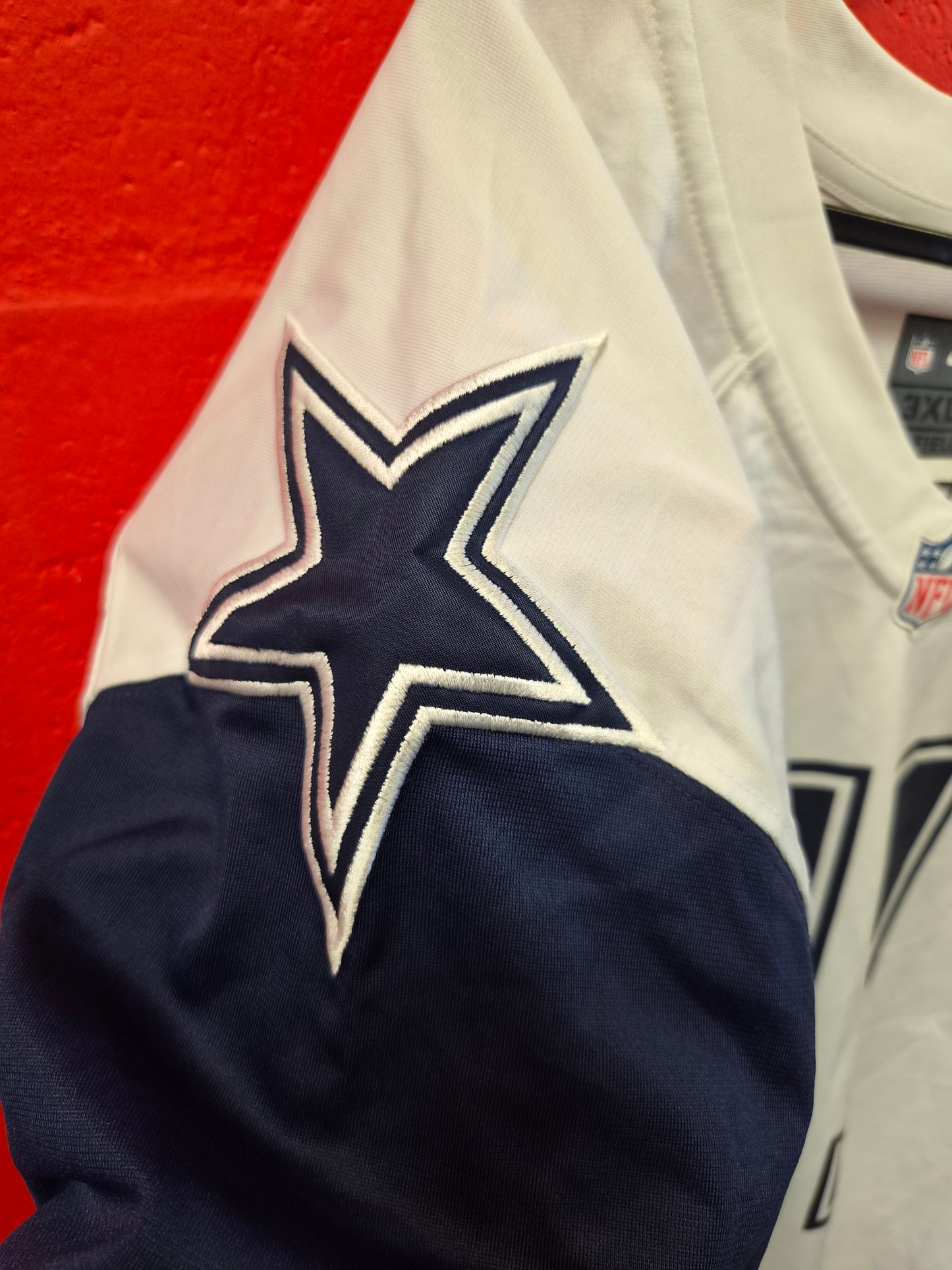 Nike Dallas Cowboys NFL Jersey, #11 Parsons, White/Navy, Size XXXL