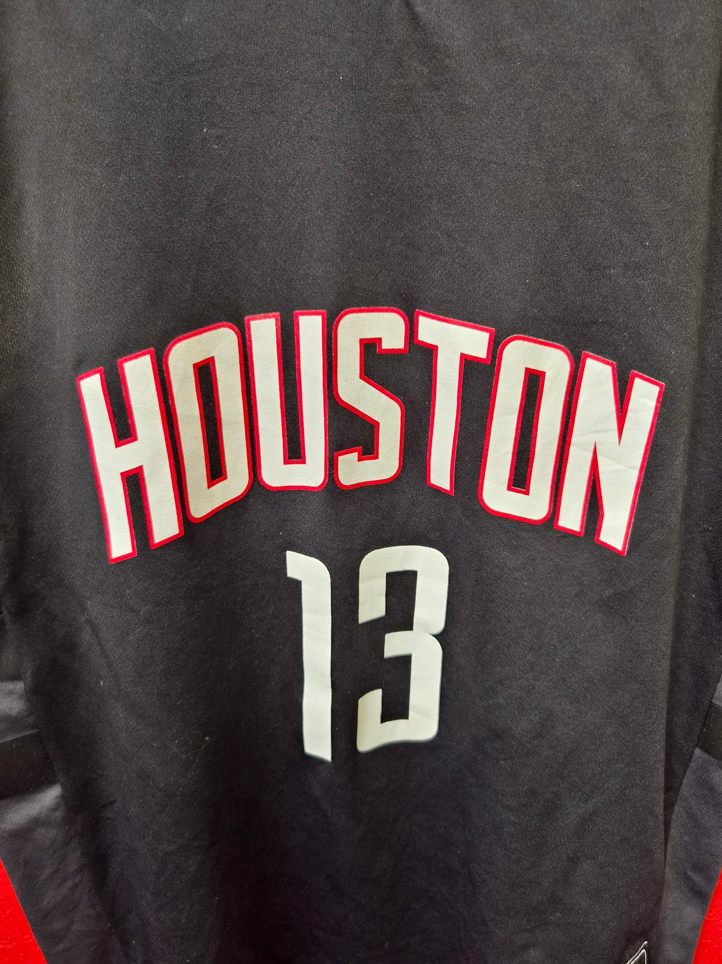 Adidas Houston Rockets NBA Jersey, #13 Harden, Black, Size Medium