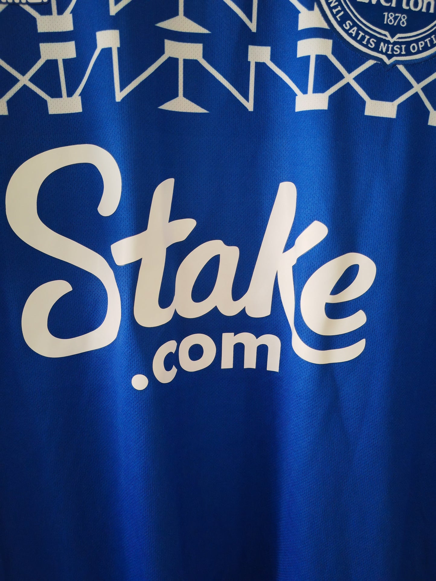 Hummel Everton Short Sleeve Training/Pre Match Jersey, Blue, Size XL