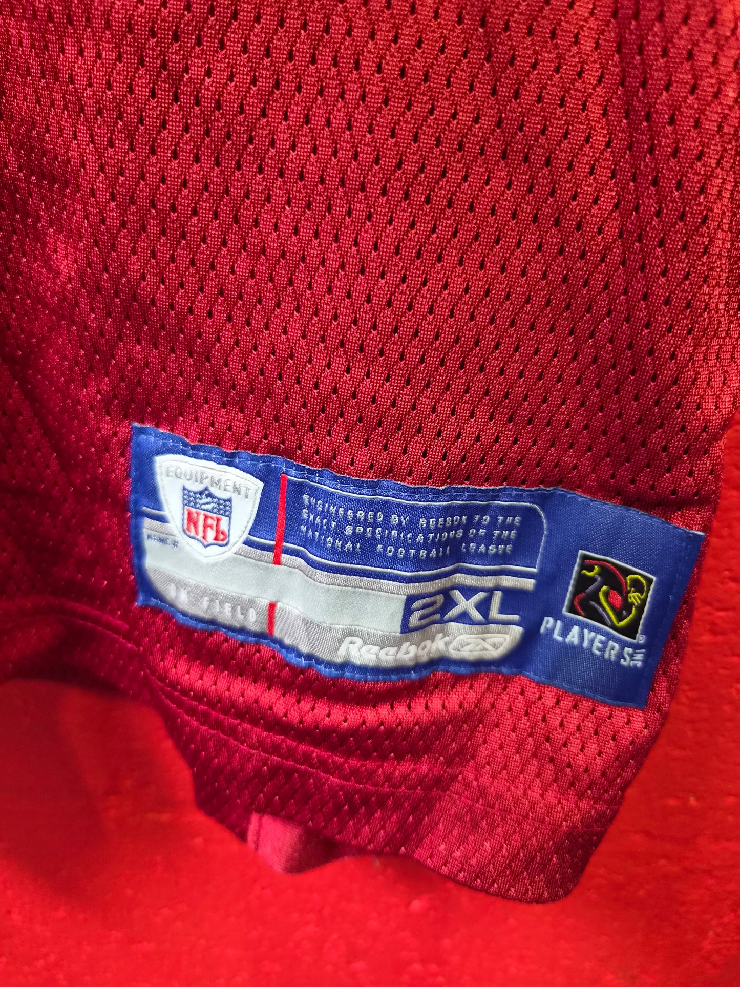 Reebok Arizona Cardinals NFL Jersey. #40 Tillman, Red, Size XXL