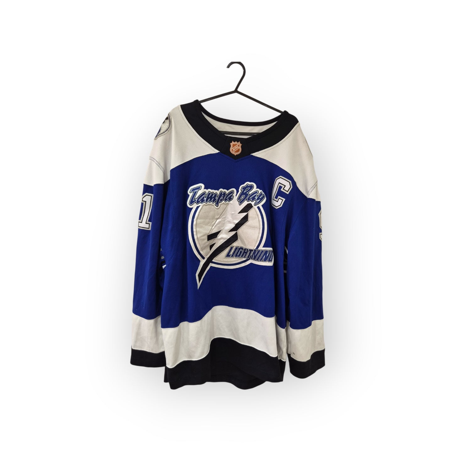 Fanatics Tampa Bay Lightning NHL Jersey, #91 Stamkos, Blue, Size XL