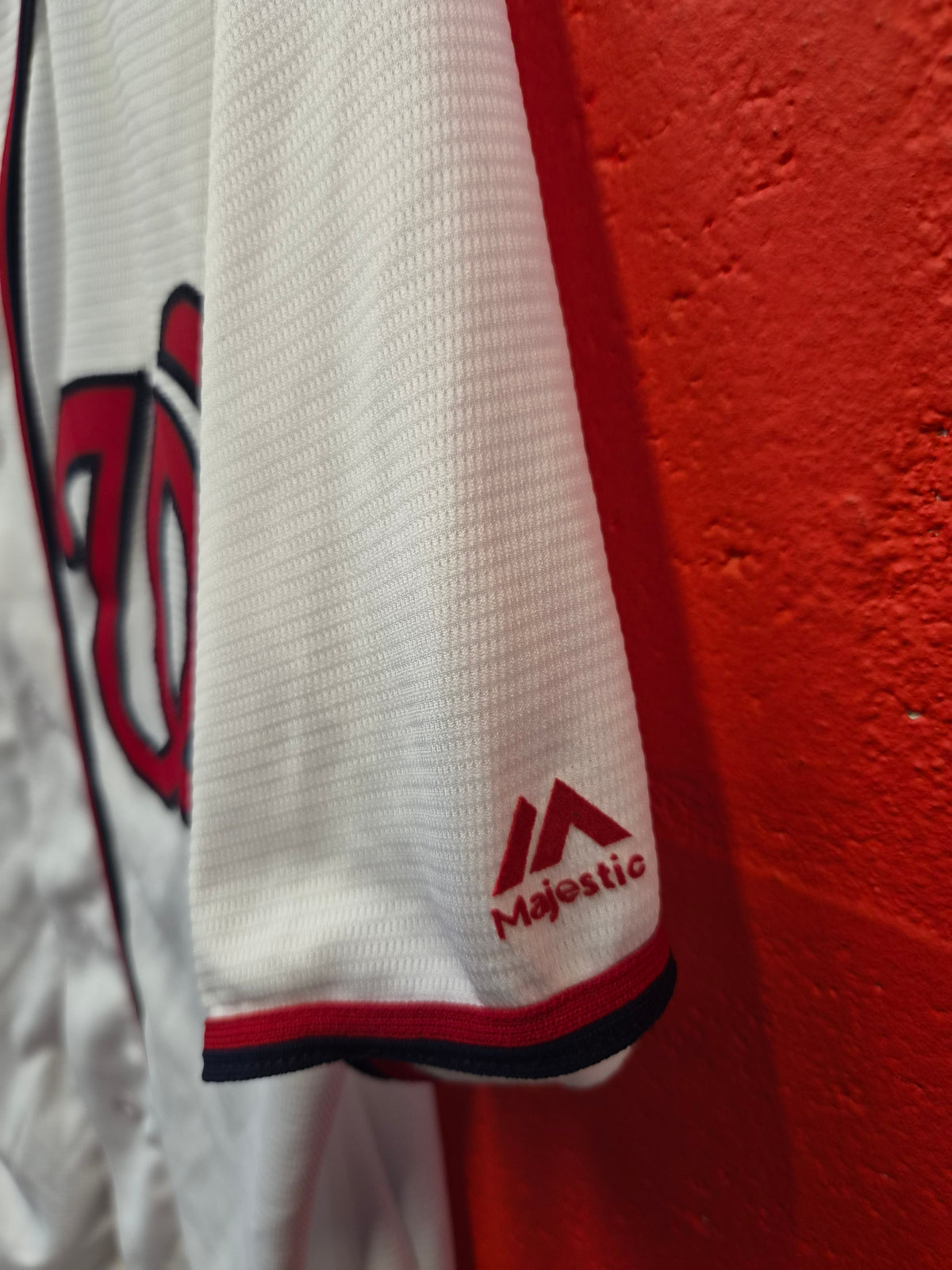 Majestic Washington Nationals MLB Baseball Jersey, #7 Turner, White, Size Small