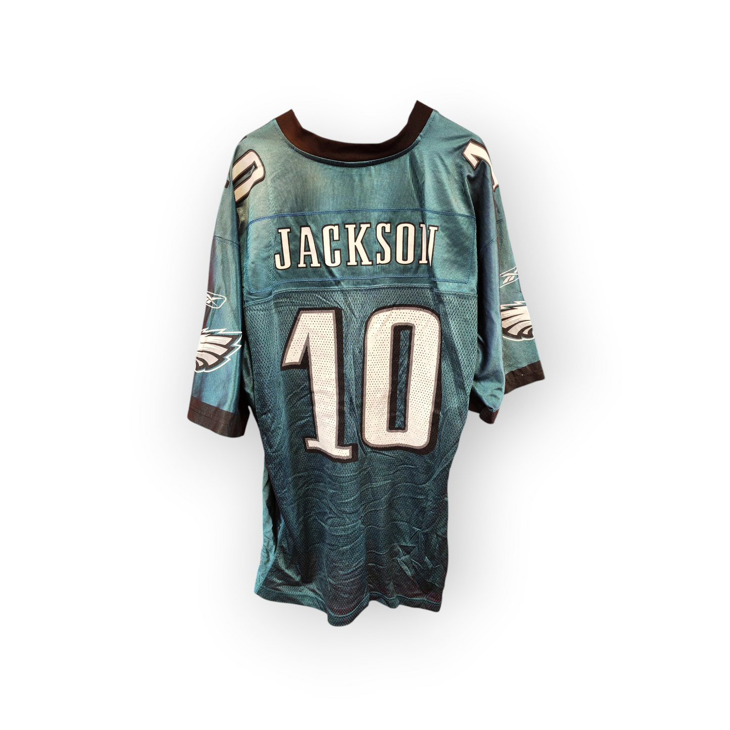 Reebok Philadelphia Eagles NFL Jersey, #10 Jackson, Green, Size Large