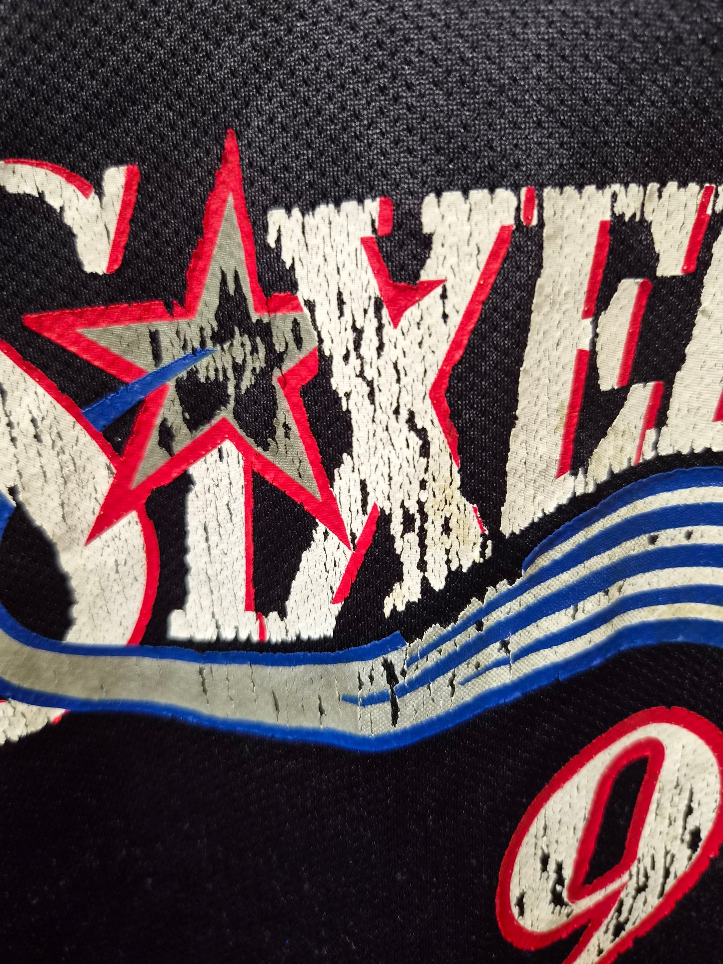 Youth Adidas Philadelphia 76ers NBA jersey, #9 Iguodala, Black, Size YXL
