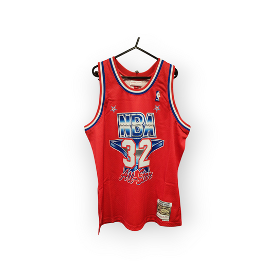 Mitchell & Ness 1991 NBA All Star Jersey, #32 E.Johnson, Red, Size Large