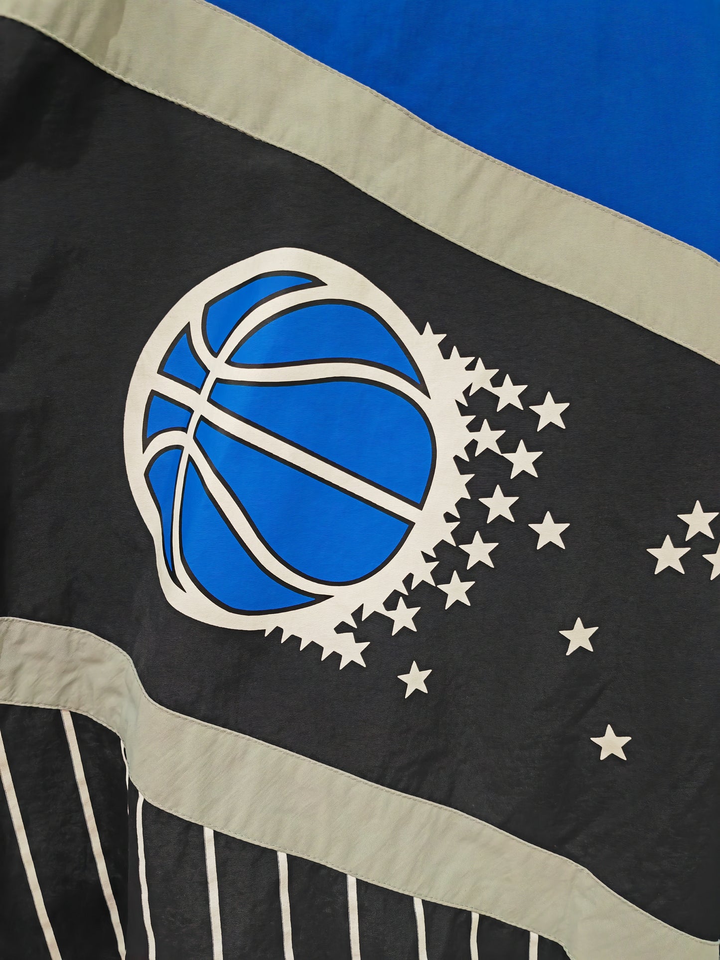 Mitchell & Ness Orlando Magic 1996/97 Style Snap Jacket, Blue/Black, Size XXL