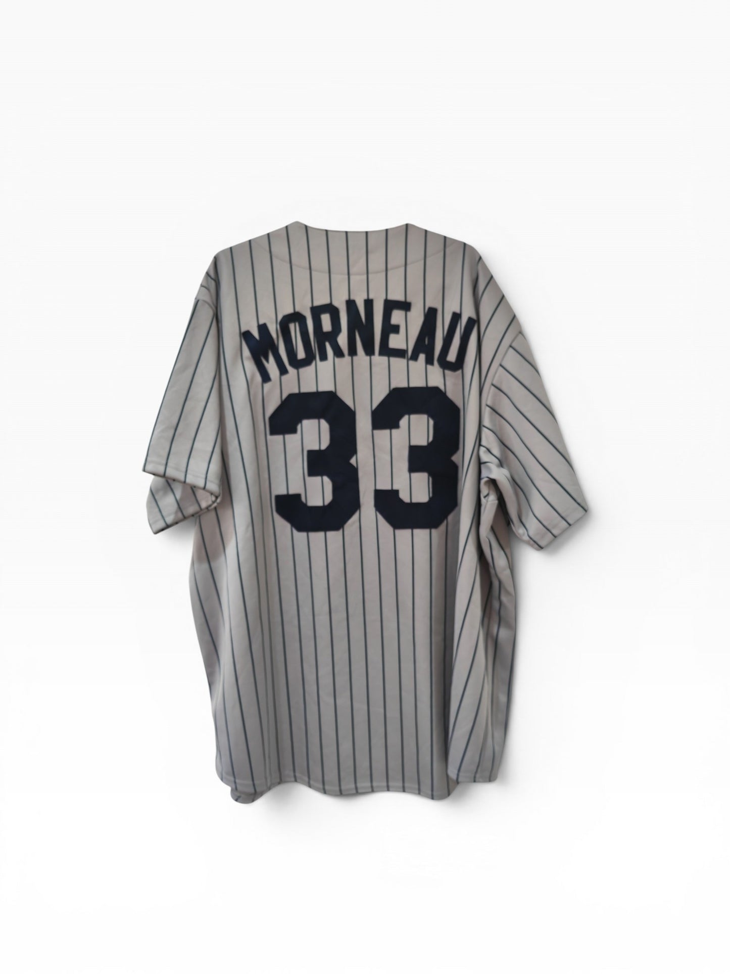 Majestic Minnesota Twins MLB Jersey, #33 Morneau, Grey, Size XL/XXL