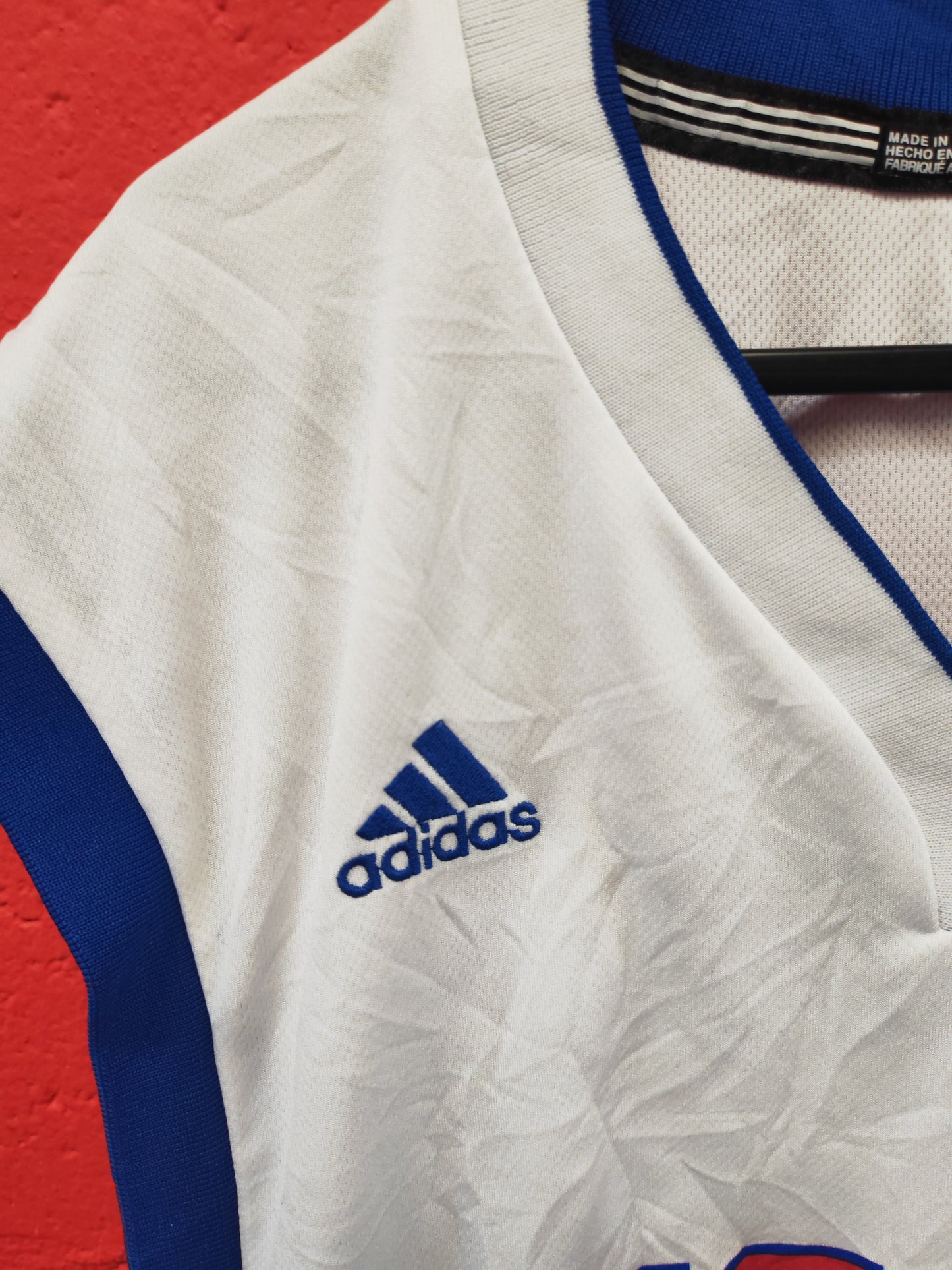 Adidas Detroit Pistons NBA Basketball Jersey, #34 Harris, White, Size Medium