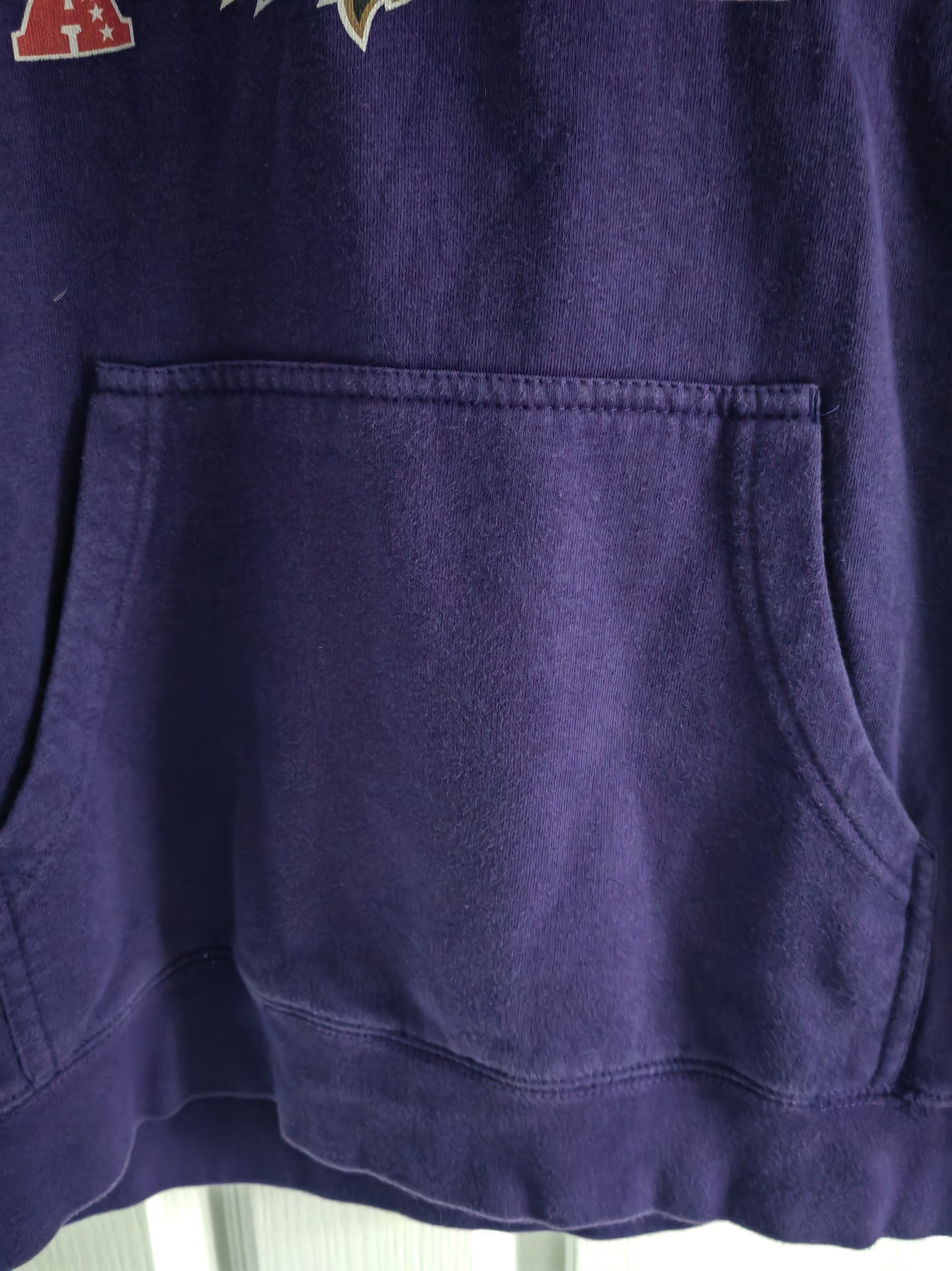 Fanatics Baltimore Ravens NFL 2018 AFC North Champs Hoodie, Purple, Size Small