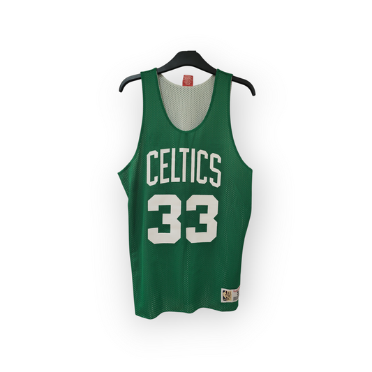 Mitchell & Ness Boston Celtics Reversible Training Jersey, #33 Bird, Size Small