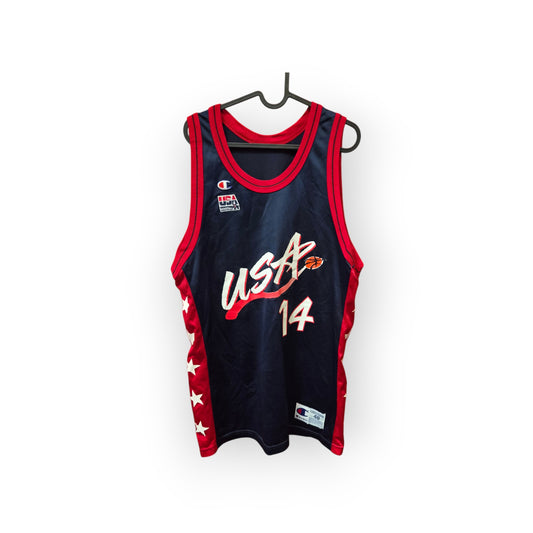 Champion Team USA 1996 Olympics Basketball Jersey, #14 G.Robinson, Size 48 Large