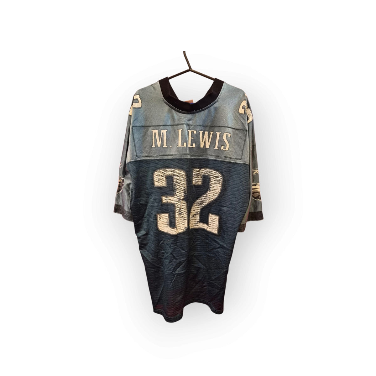Reebok Philadelphia Eagles NFL Jersey, #32 M.Lewis, Green, Size XL