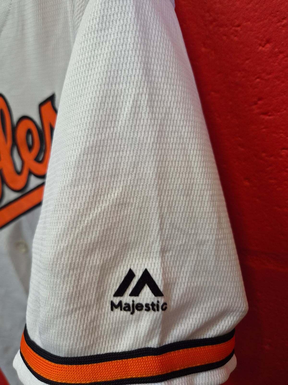 Youth Majestic Baltimore Orioles MLB Baseball Jersey, White, Size YXL