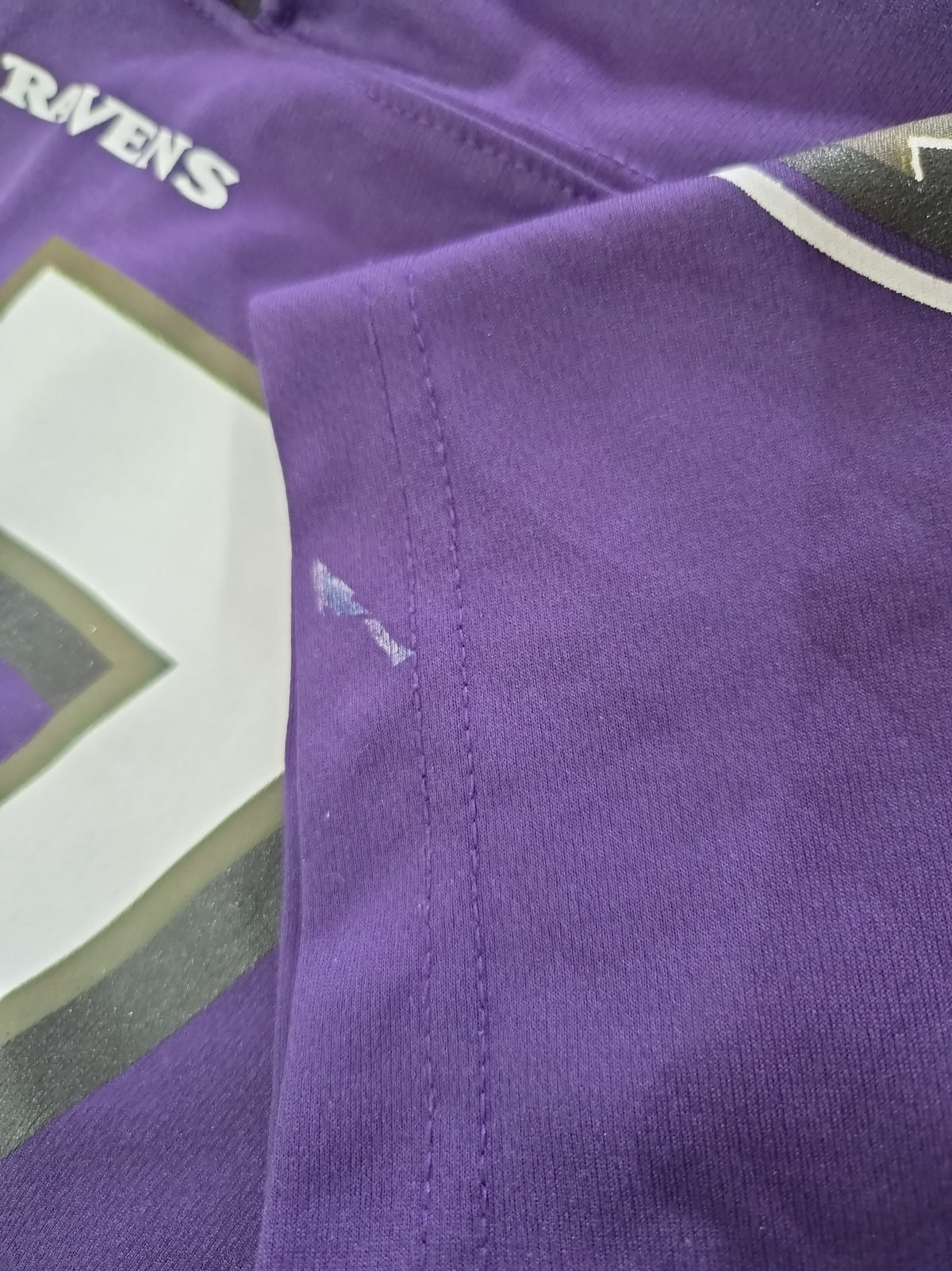 Youth NFL Baltimore Ravens Jersey, #27 Rice, Purple, Size YL