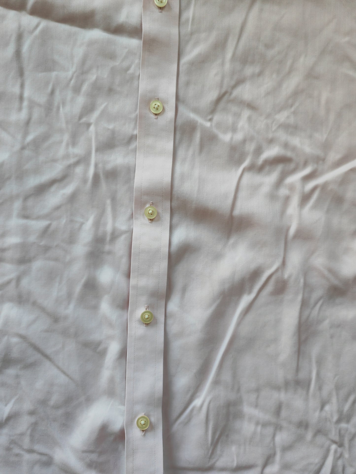 T.M Lewin Slim Fit Long Sleeve Button Up Formal Shirt, Pink, Size 16.5 Collar