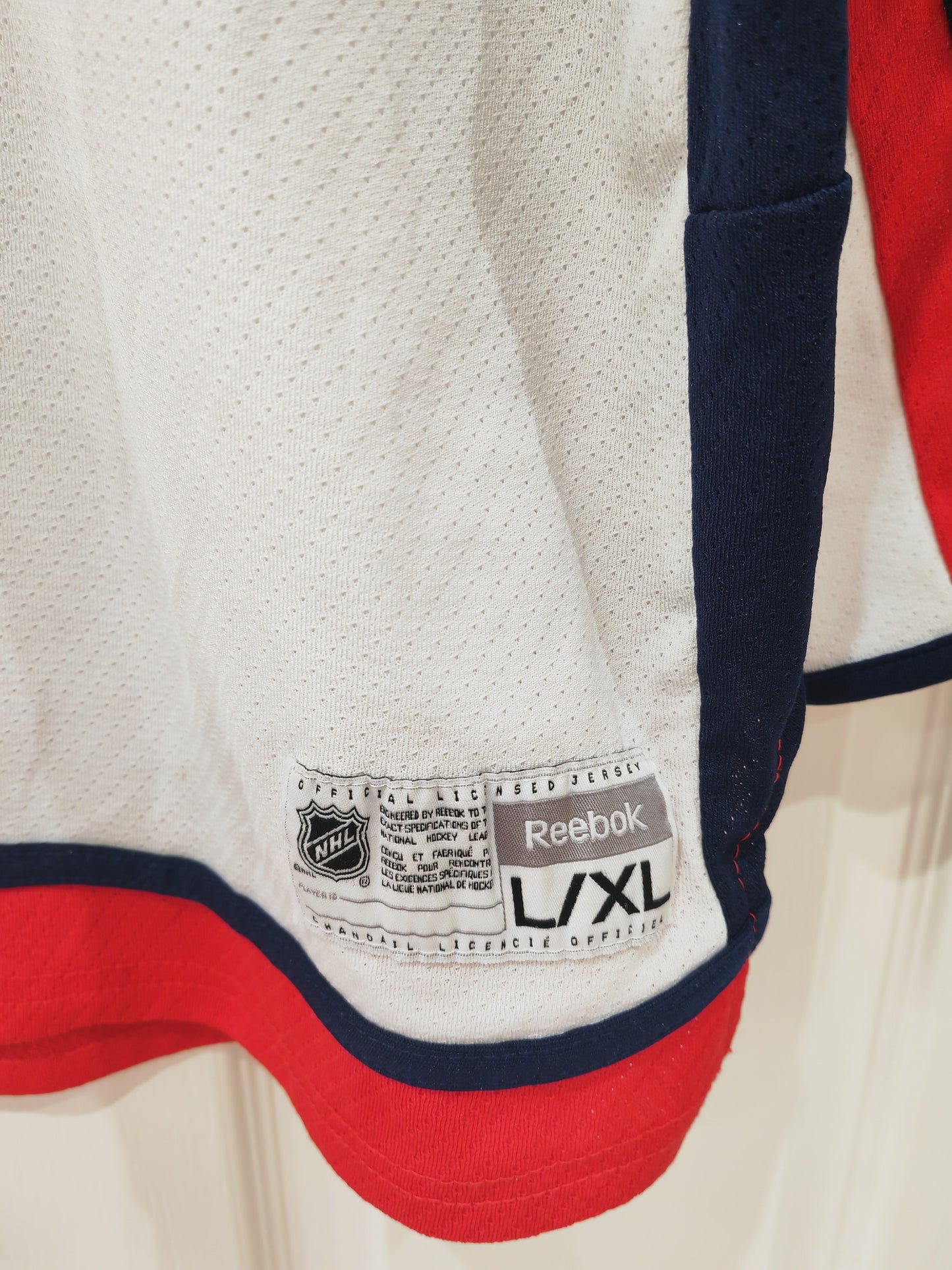 Youth Reebok Washington Capitals NHL Jersey, White, Size YL/XL